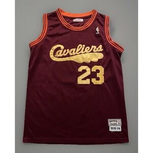 Cleveland Cavaliers LeBron James Mitchell & Ness Hardwood Classics Jersey 52 JBH